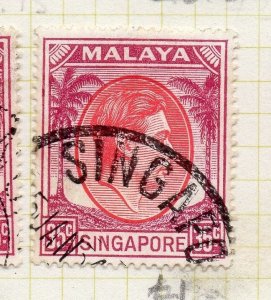 Malaya Singapore 1948 Perf 17.5x18 Early Issue Fine Used 35c. 226417