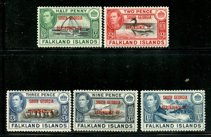 Falkland Islands lot, Mint No Gum. A20