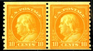 U.S. #497 MINT Pair OG NH