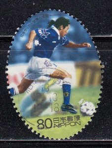 Japan 2000 Sc#2703j Japanese Participation in Football World Cup - France Used