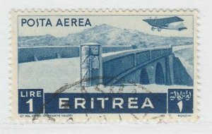 Eritrea Air Post 1936 1L Used Italy Colony A16P64F124