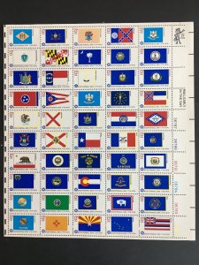 1976 sheet, 50 state flags Sc# 1633-82