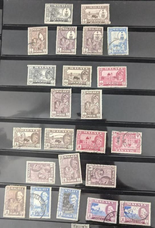 EDW1949SELL : MALAYSIA Old Time Mint & Used collection. Nicely displayed.