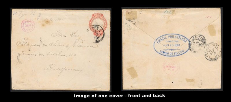 BRAZIL (115+ Pcs) Very Old Postal Stationery Collection c1880s to 1930s