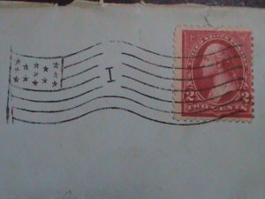 ​UNITED STATES-1894 SC#249 129 YEARS OLD-WASHINGTON COVER-FANCY CANCEL VF RARE
