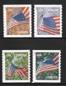 4770-4773 Flags For All Seasons Set Of 4  Mint/nh Free Shipping (A-149)