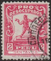 Peru SG#508 Used - 1931 2c.  - Statues and Monuments