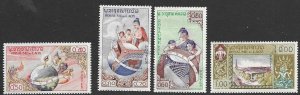 Laos  48-51     1958    set4    VF NH