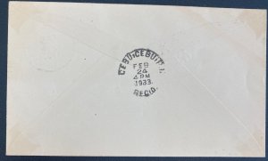 1933 Stotsenburg Philippines First Flight Airmail Cover To Cebu US Army Planes