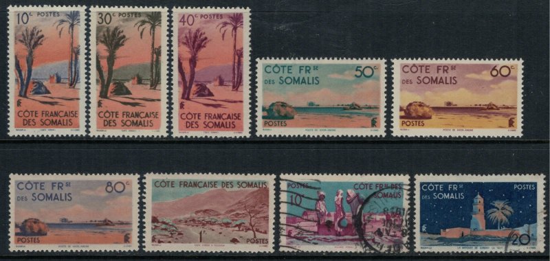 Somali Coast #248-54,63,5*/u  CV $6.15