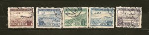 Albania SC#C55-C59 Airmails 1950 Used