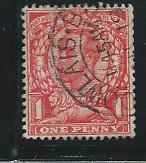 GB #154 George V  1p (U) CV $3.50