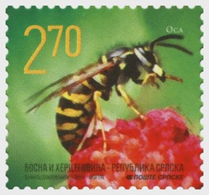 2014 Bosnia & Herzegovina Serb Wasp & Ant (2) (Scott 508-09) MNH