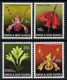 PAPUA NEW GUINEA - 1969 - Fauna Cons. Orchids - Perf 4v Set - Mint Never Hinged