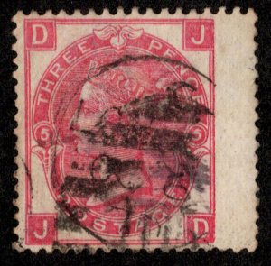 Great Britain Scott 49 Used with wing margin.