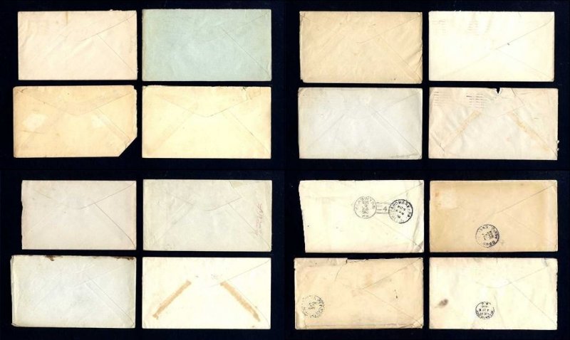 Lot of 16 Advertising / Corner Card covers various states 1900s to 1920s - # 6