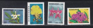 Honduras # C820-823, Flowers,. Mint NH, 1/2 Cat.