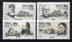 South West Africa 610-613 MNH Missionaries Missions ZAYIX 0424S0162M