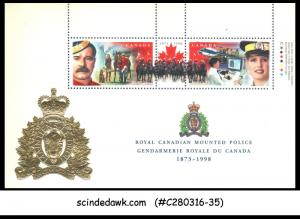 Canada 1998 - Royal Canadian Mounted Police,125th Anniversary, GOLDEN EMBLEM MNH
