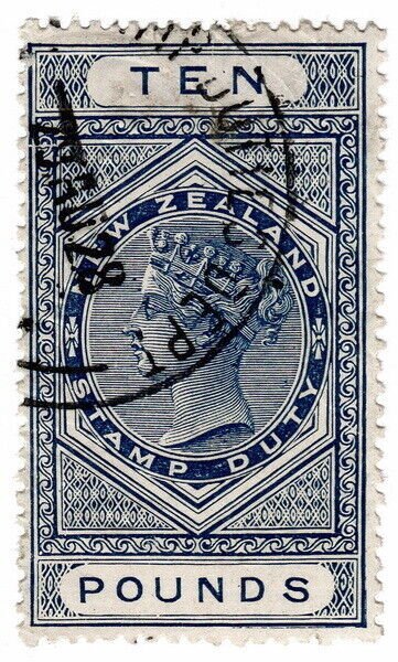 (I.B) New Zealand Revenue : Stamp Duty £10 