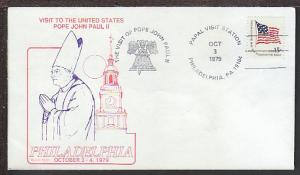 Pope John Paul II Visit 1979 Philadelphia Cover