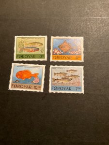 Faroe Islands Scott #260-3 never hinged