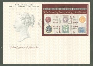 Australia  1180 1990 U/A FDC, stamps on stamps ss