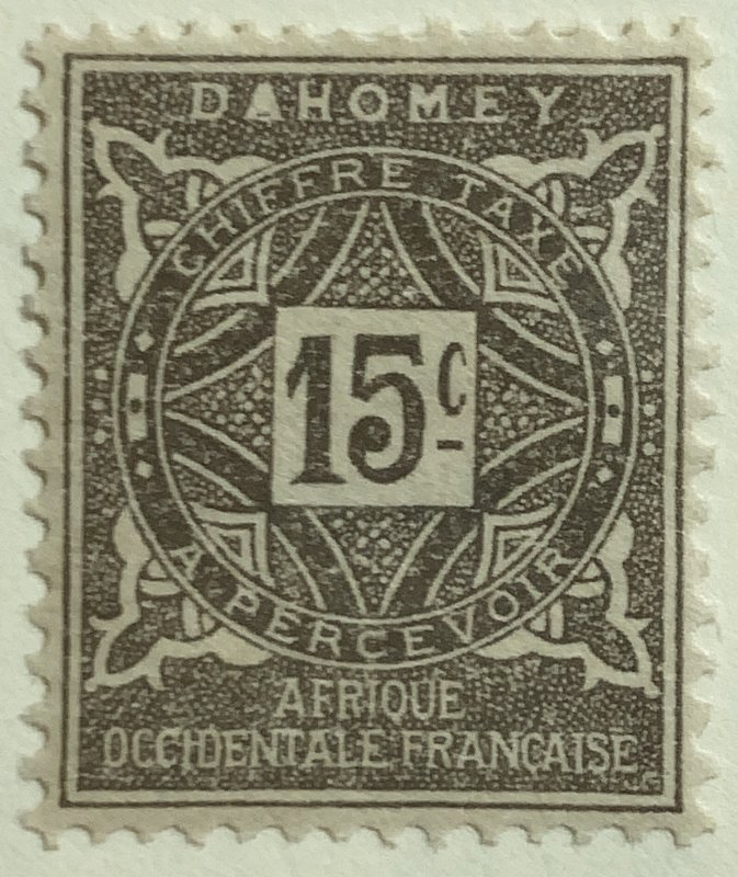 AlexStamps DAHOMEY #J11 VF Mint 