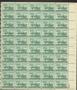US #981 Mint Sheet Minnesota Territory 