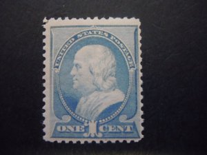 1887  #212 1c Franklin Perf 12 MNH OG CV $290.00 F/VF Includes New Mount