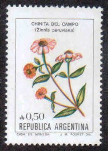Argentina #1523 ~ Flowers ~ Mint, NH ( 1985)