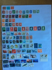 Norway 100+ stamps - Lot E