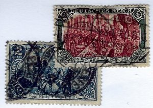 Germany SC#77-78 Used F-VF hr...Worth a close look!