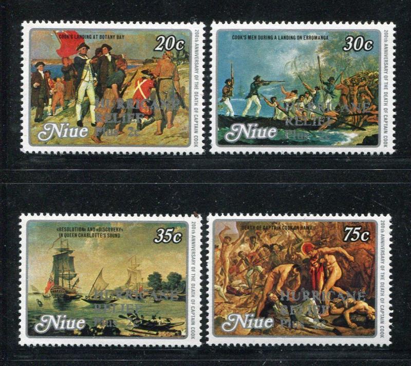 Niue, MNH,1980 Hurricane relief x18624