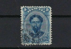 hawaii 1864 5 cent used stamp ref r13071