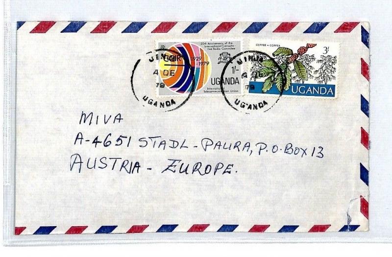 CM174 1979 *UGANDA* Air Mail MIVA Missionary Cover 