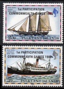 1982 Falkland Islands 355-356 Ships