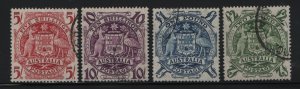 AUSTRALIA, 218-221, USED, 1949-50, ARMS OF AUSTRALIA