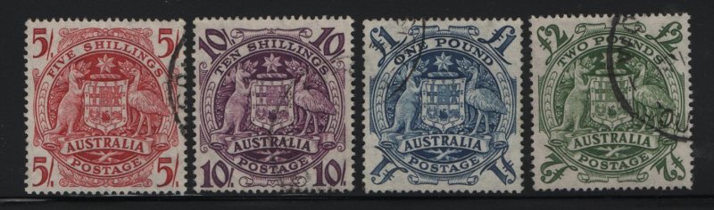 AUSTRALIA, 218-221, USED, 1949-50, ARMS OF AUSTRALIA