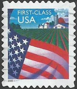 # 3449 USED FLAG OVER FARM