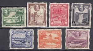 British Guiana - 1934 KGV stamp lot - MH (1953)