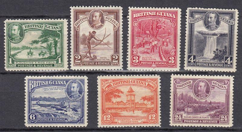 British Guiana - 1934 KGV stamp lot - MH (1953)