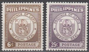 Phillipine Is #654-5  MNH F-VF (SU5108L)