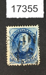 MOMEN: US STAMPS # 179 USED VF+ $28+ LOT #17355