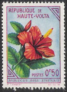 Upper Volta #111 Flowers MNH