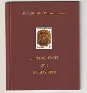 Romania 2011 FOLDER ORTHODOX EASTER RELIGION POST LIMITED EDITION