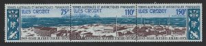 French Antarctic 1974 Alfred Faure Base sg89-91 unmounted mint strip of 3 cat