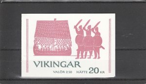 Sweden  Scott#  1808a  MNH  Booklet (1990 Viking Heritage)