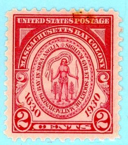 United States, Scott #682, Unused, Hinged