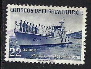 El Salvador 670 VFU SHIP 288F-1